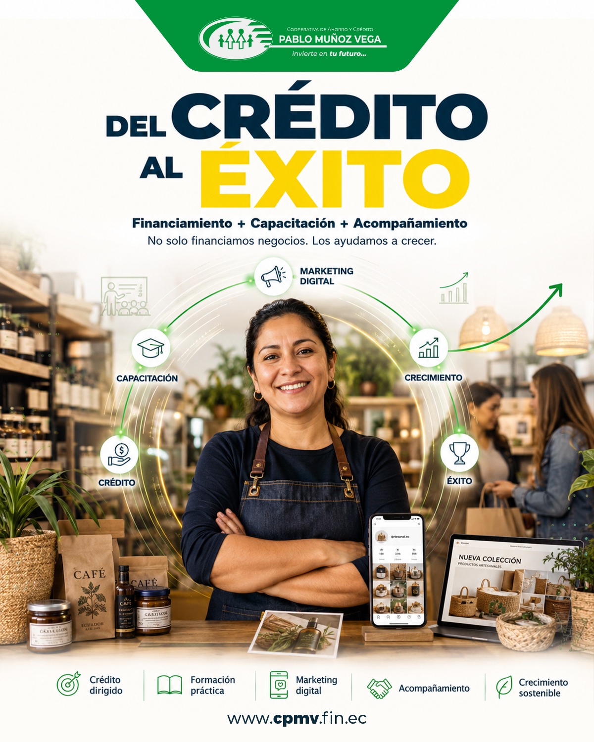 Crédito al Éxito - Cooperativa Pablo Muñoz Vega